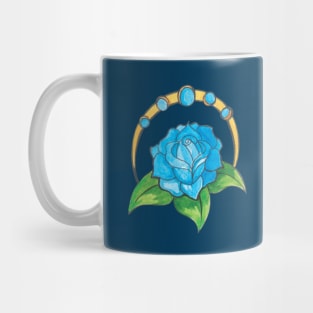 Blue rose Mug